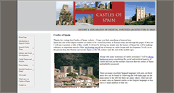 Desktop Screenshot of castlesofspain.co.uk